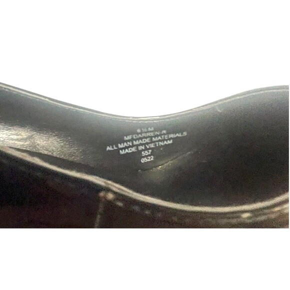 Marc Fisher‎ Womens Black Leather Pointed Toe Slip On Pump Heels Darren Size 6.5 - Picture 6 of 9